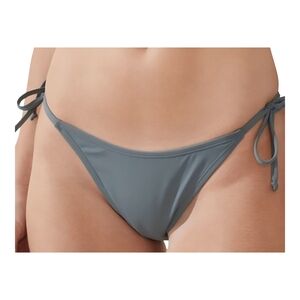 Cotton On Body Gray Bikini Minimalist Swimwear, LARGE